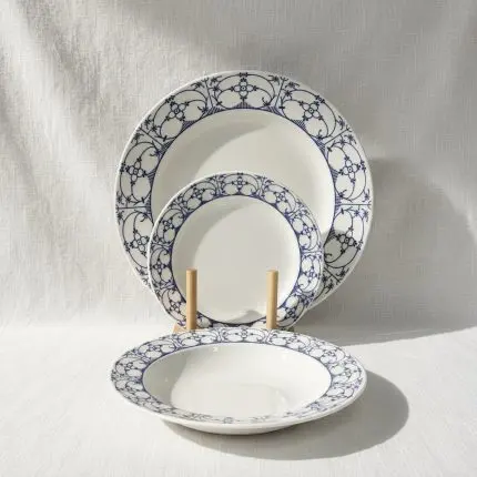 The Eos Minimalist Porcelain Dinner Suite (18-Piece)