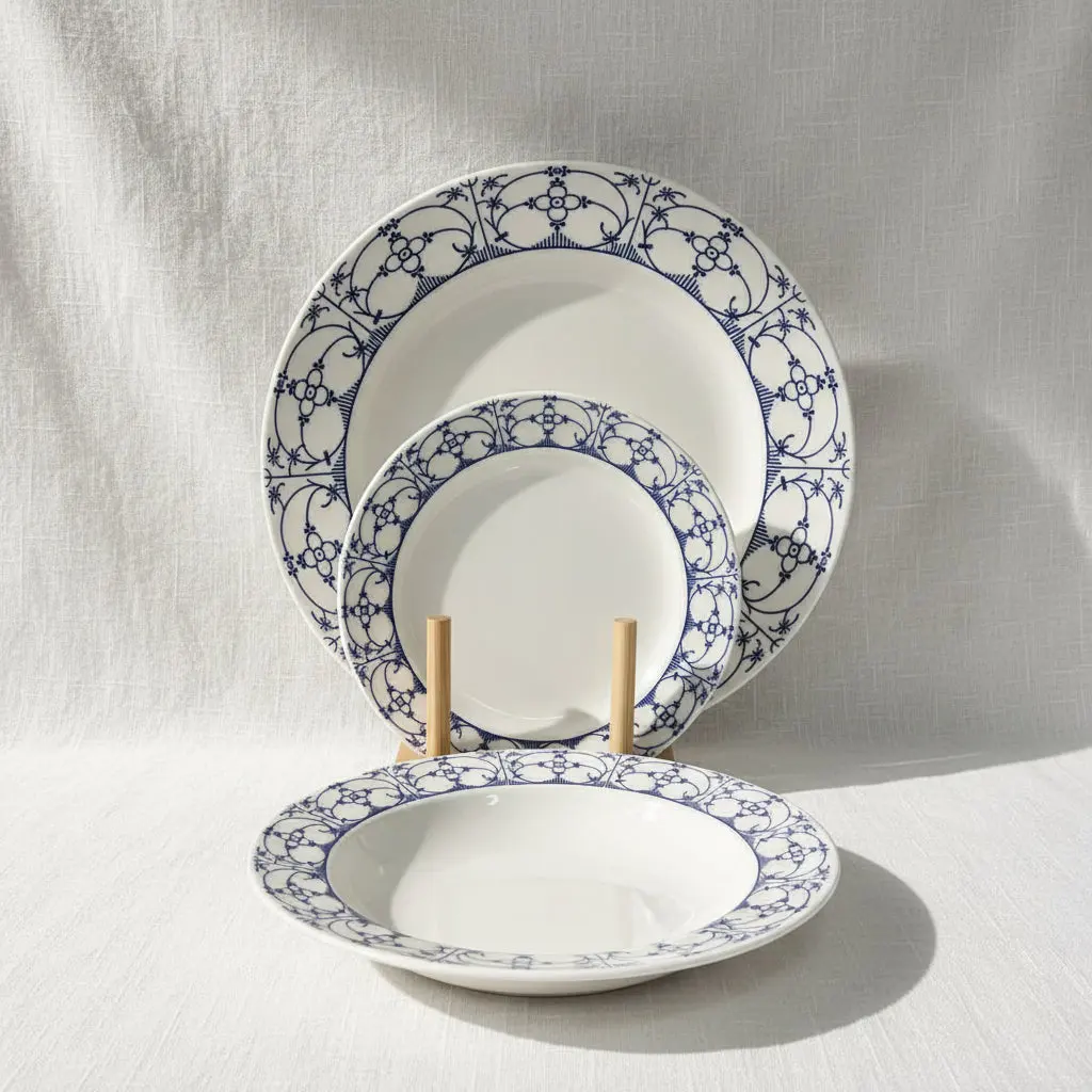 The Eos Minimalist Porcelain Dinner Suite (18-Piece)