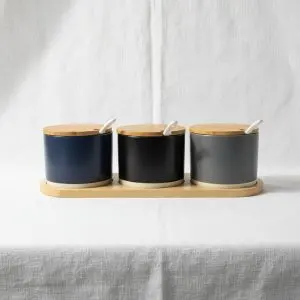 The Minimalist Culinary Sanctuary (Glass/Metal Spice Jar Set 10 Pcs)