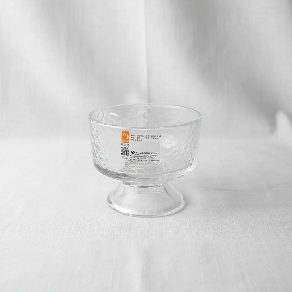 Cream Glass Cups (225ml, 6-Piece)