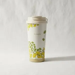 The Botanical Bloom 520ml 2-in-1 Stainless Steel Coffee Tumbler