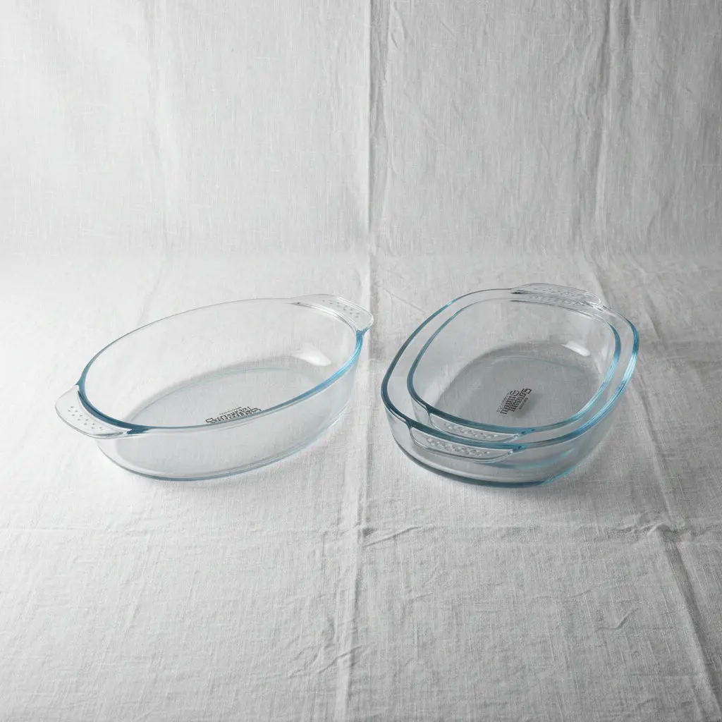Heat-Resistant Pyrex Glass Tagine Pan (5-Piece)