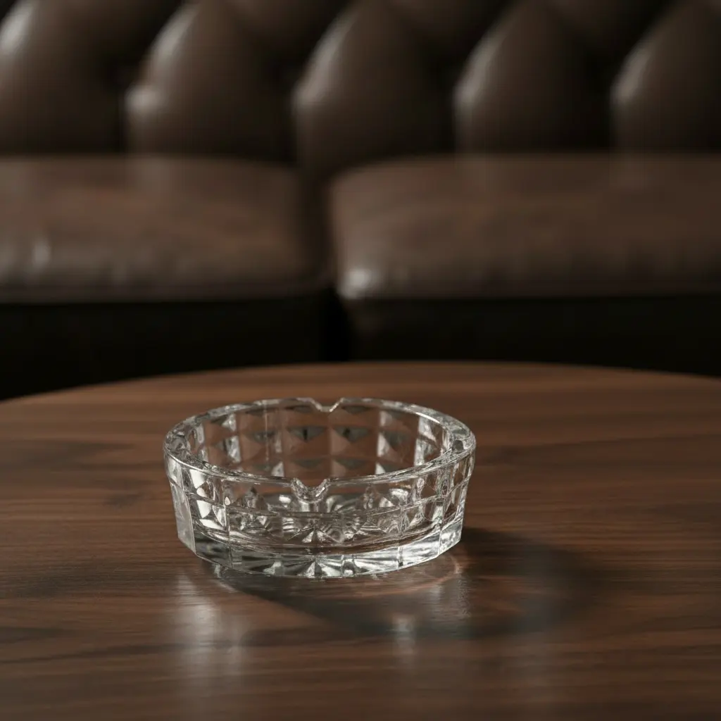 The Apex Minimalist Glass Vault (Architectural Glass Ashtray)