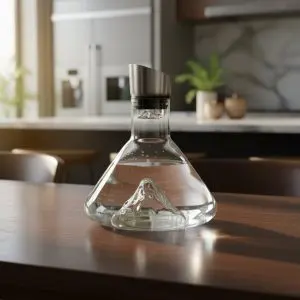 The Continuum Crystalline Glass Water Carafe