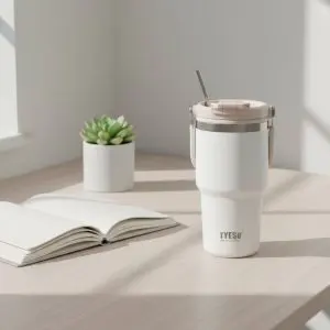 TYESO ROAM Tumbler 2.0 with Flip Straw & Sip Lid (600ml)