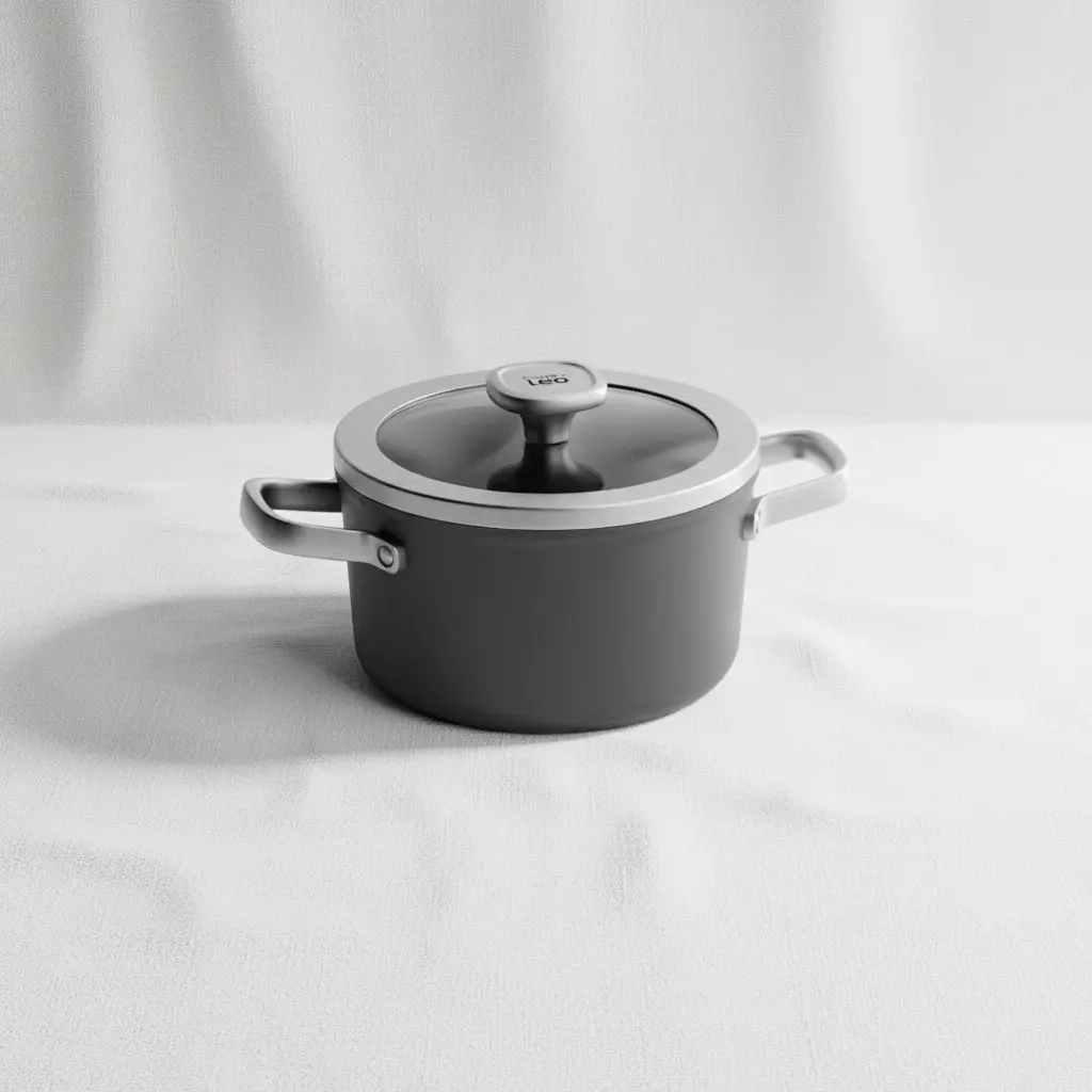 The Graphite 20cm Covered Non-Stick Recycled Aluminium Casserole