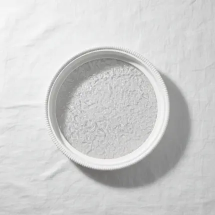 Minimalist Square Plastic Serving Tray (Grey/White/Beige Mix - 25x25cm)