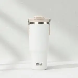 TYESO ROAM Tumbler 2.0 with Flip Straw & Sip Lid (900ml)
