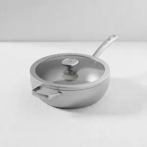 The Graphite 28cm Covered Recycled Stainless Steel Wok