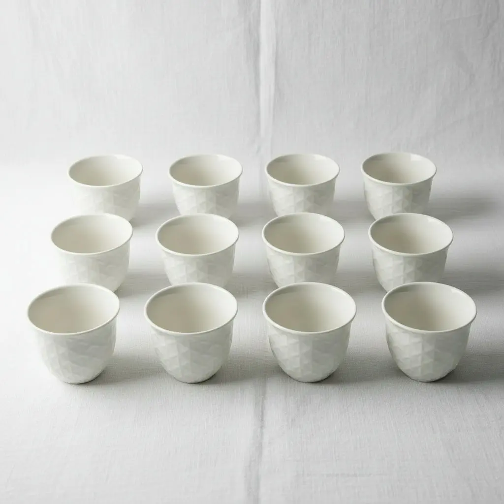 The Moonlight 12-Piece Small Ceramic Coffee Cup Set (Design 1) The Moonlight 12-Piece Small Ceramic Coffee Cup Set (Design 1)
