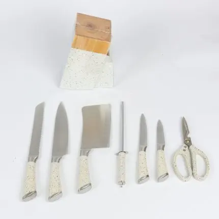 The Temiov 8-Piece Pro-Series Precision Knife Set with Deluxe Holder