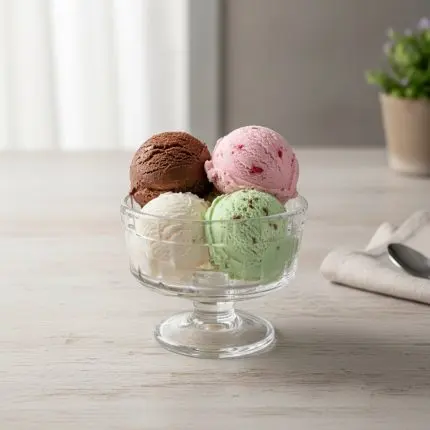 Ice Cream Glass Bowl (6 Pieces)