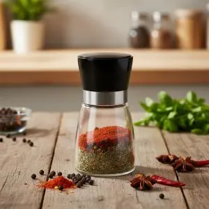 The Halo Minimalist Glass Salt Shaker