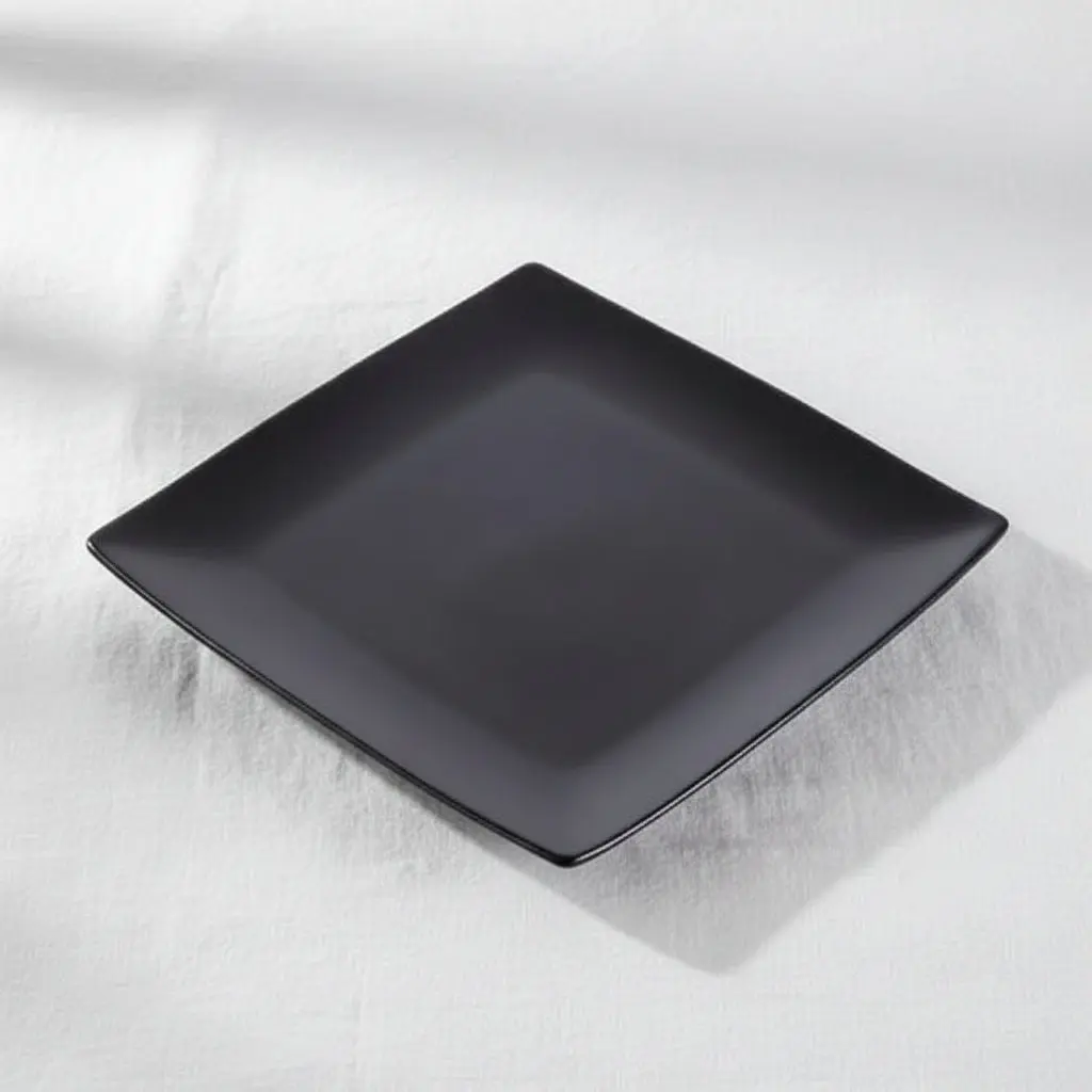 Black Harmony Dinner Plate (21cm)