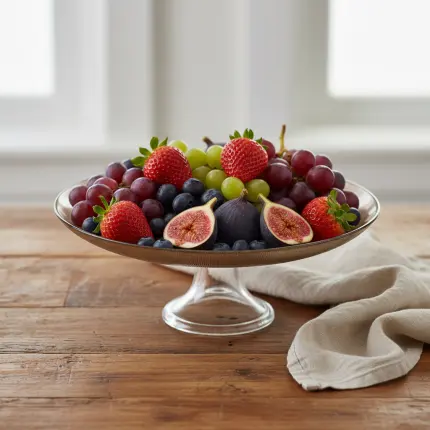 Timeless Porcelain Cake & Pastry Serving Plate