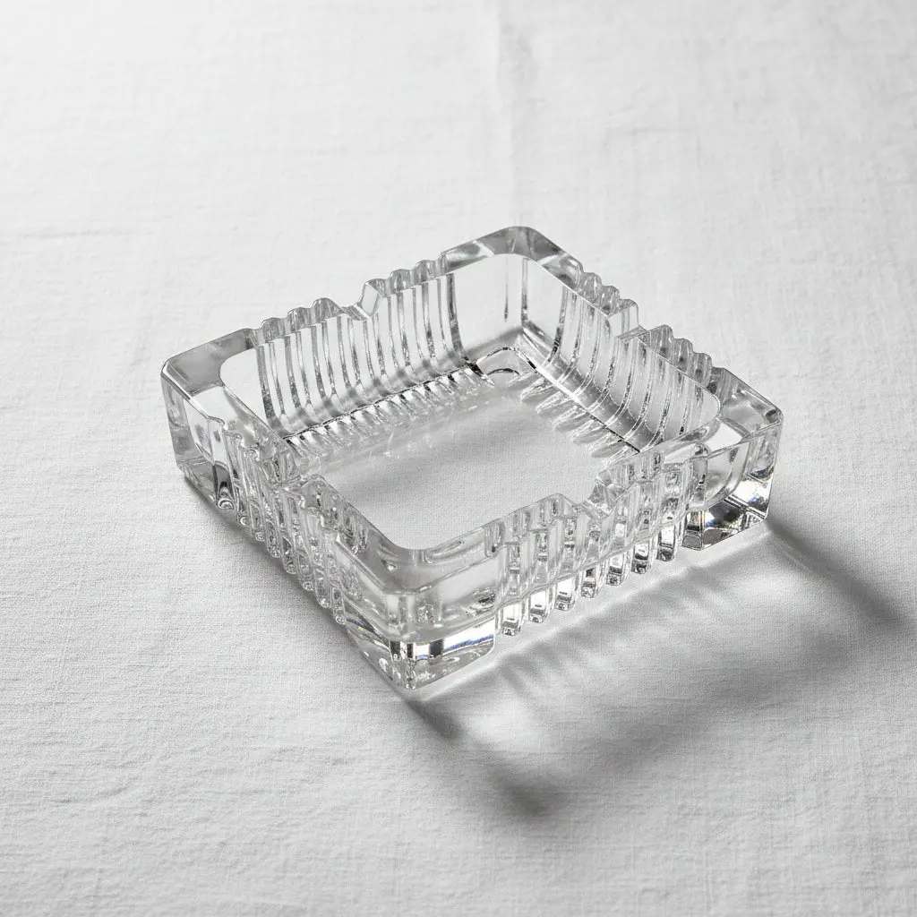 Glass Square Ashtray