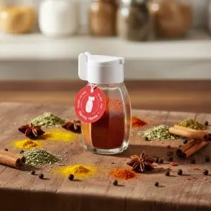 Glass Spice & Shaker Set (24-Piece - 50ml)