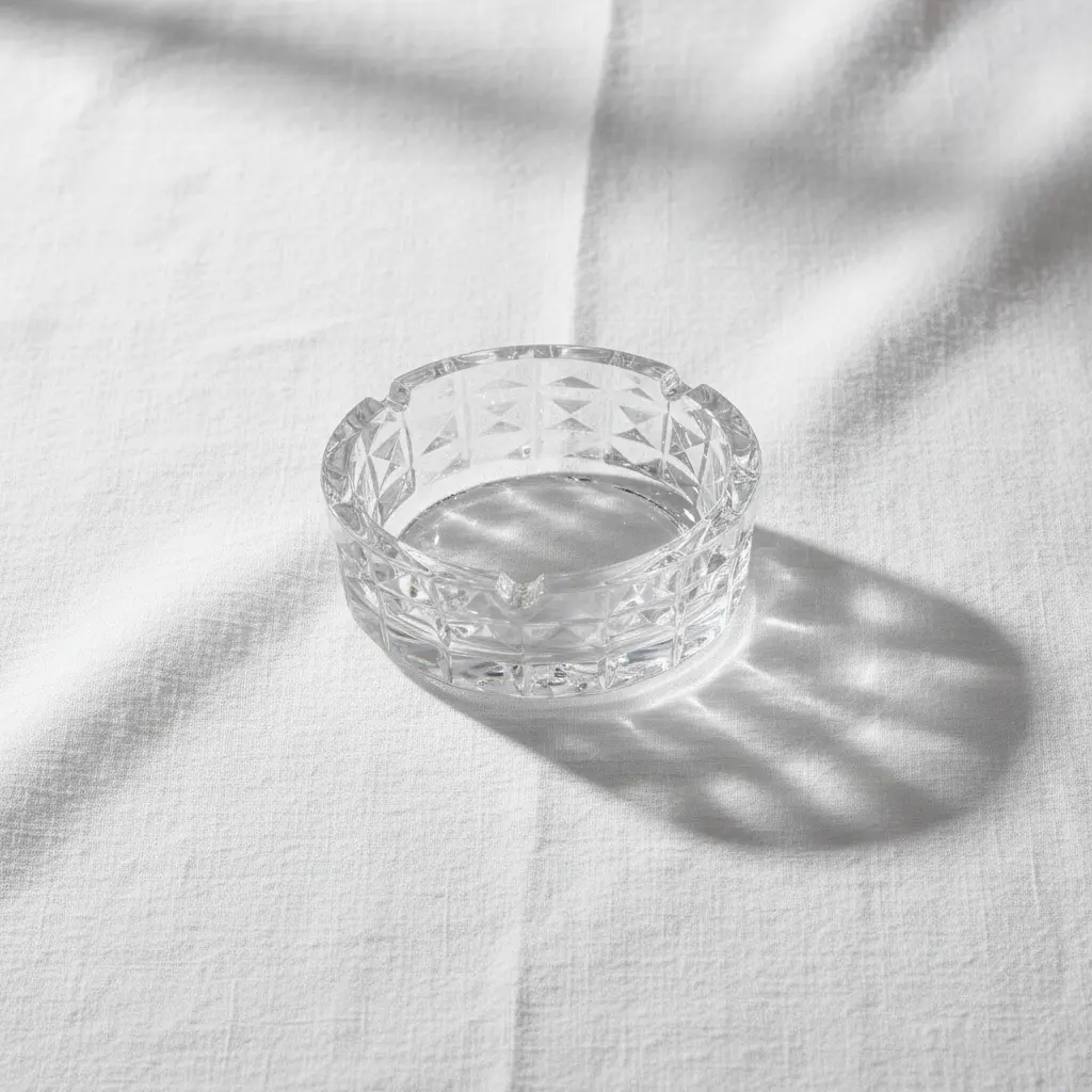 The Apex Minimalist Glass Vault (Architectural Glass Ashtray)