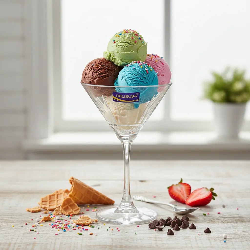 Glass Cups (4-Piece, 230ml)