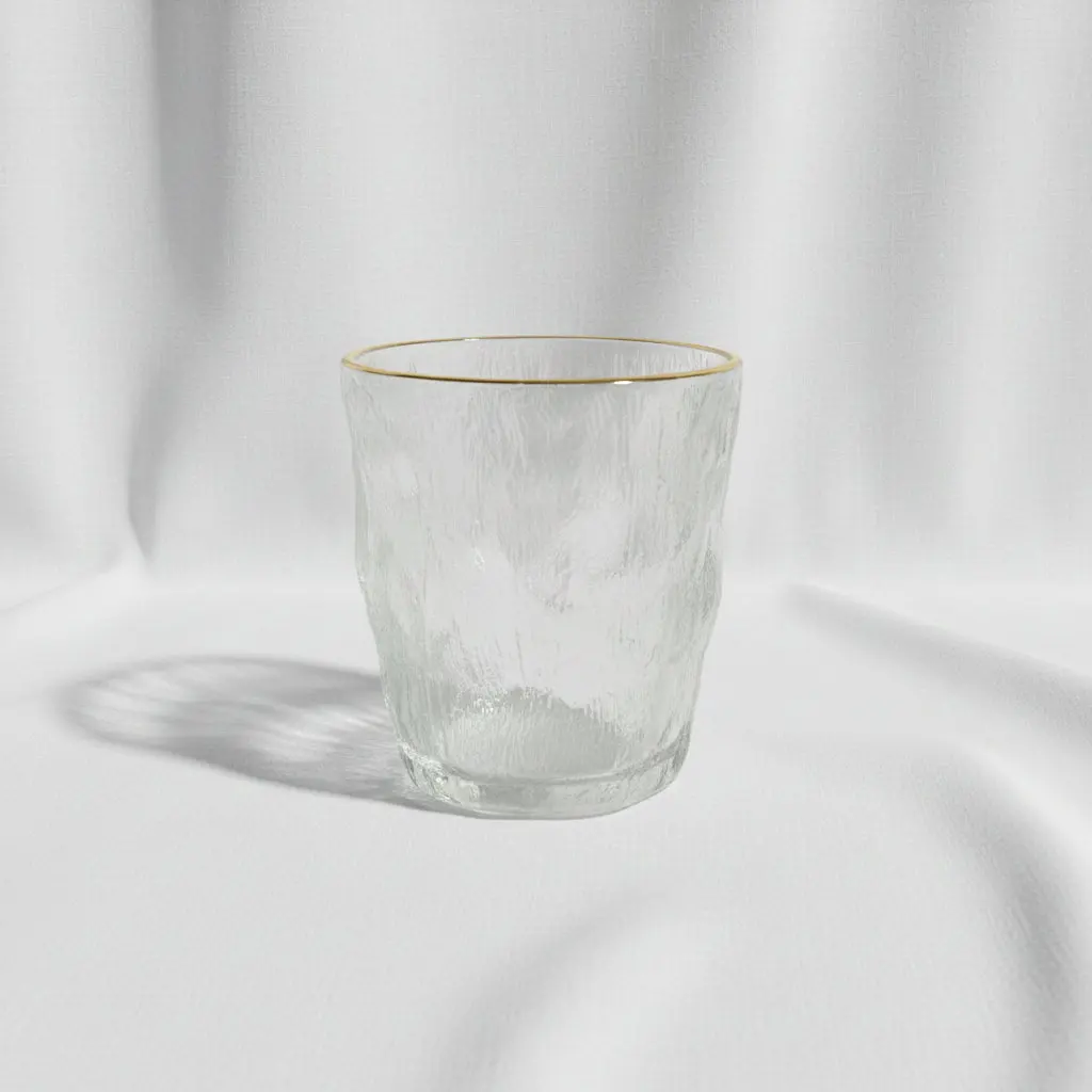 Embossed Clear Juice Glass – Y6013JB Embossed Clear Juice Glass – Y6013JB