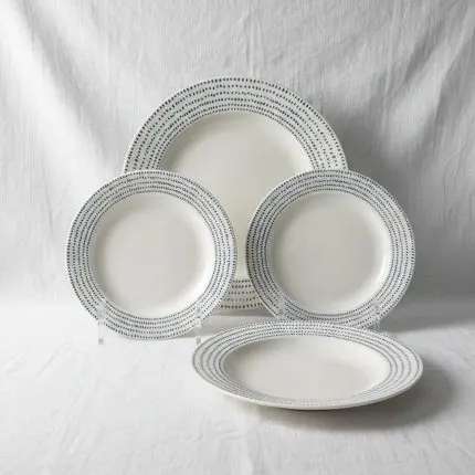 The Solis Minimalist Porcelain Dinner Suite (18-Piece)