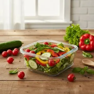 Danny Home Glass Refrigerator Food Container (750ml)