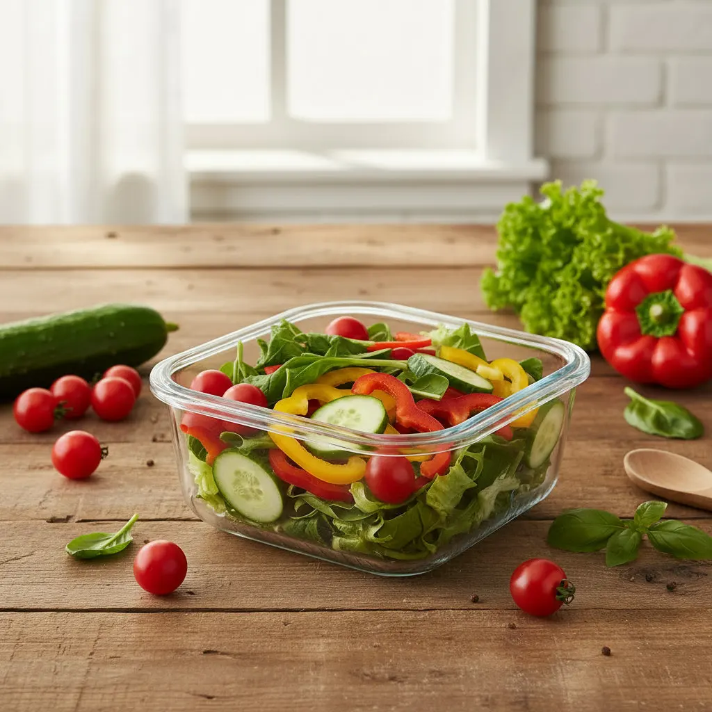 Danny Home Glass Refrigerator Food Container (750ml)