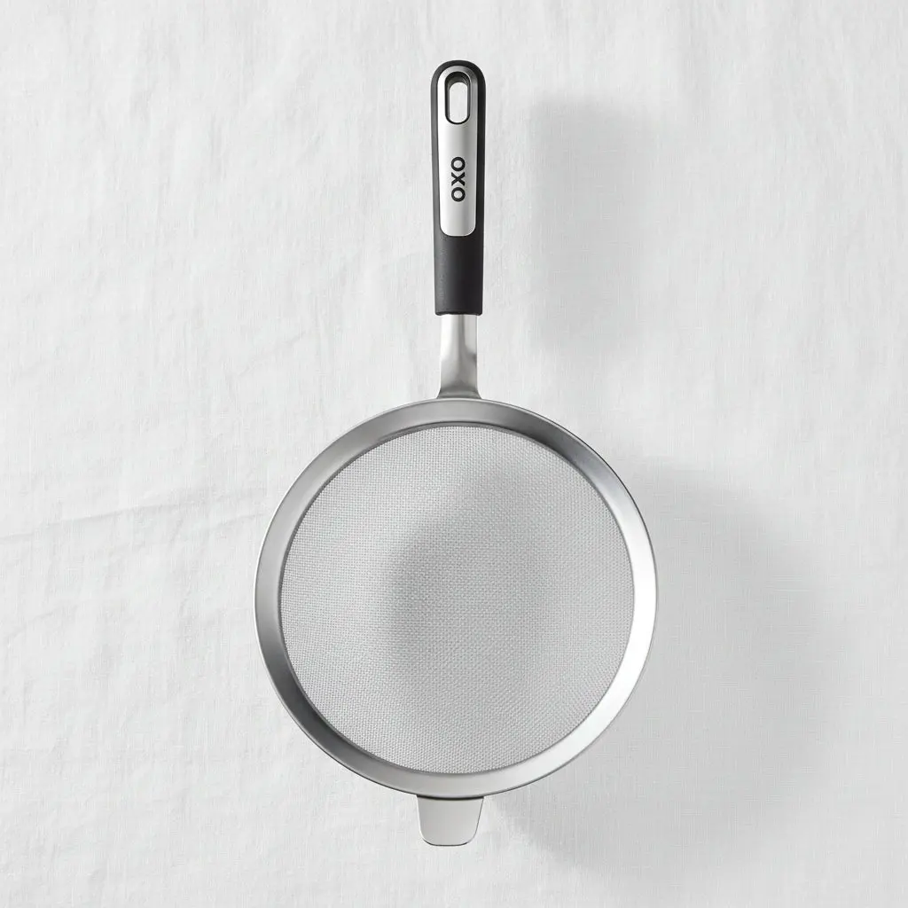Mesh strainer Graphite 18cm