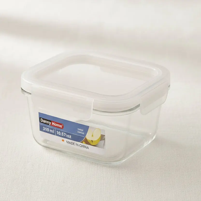 Danny Home Glass Refrigerator Food Container (1L)
