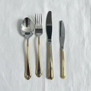 Turkish Spoons – Gold (3033) (90 Pieces)