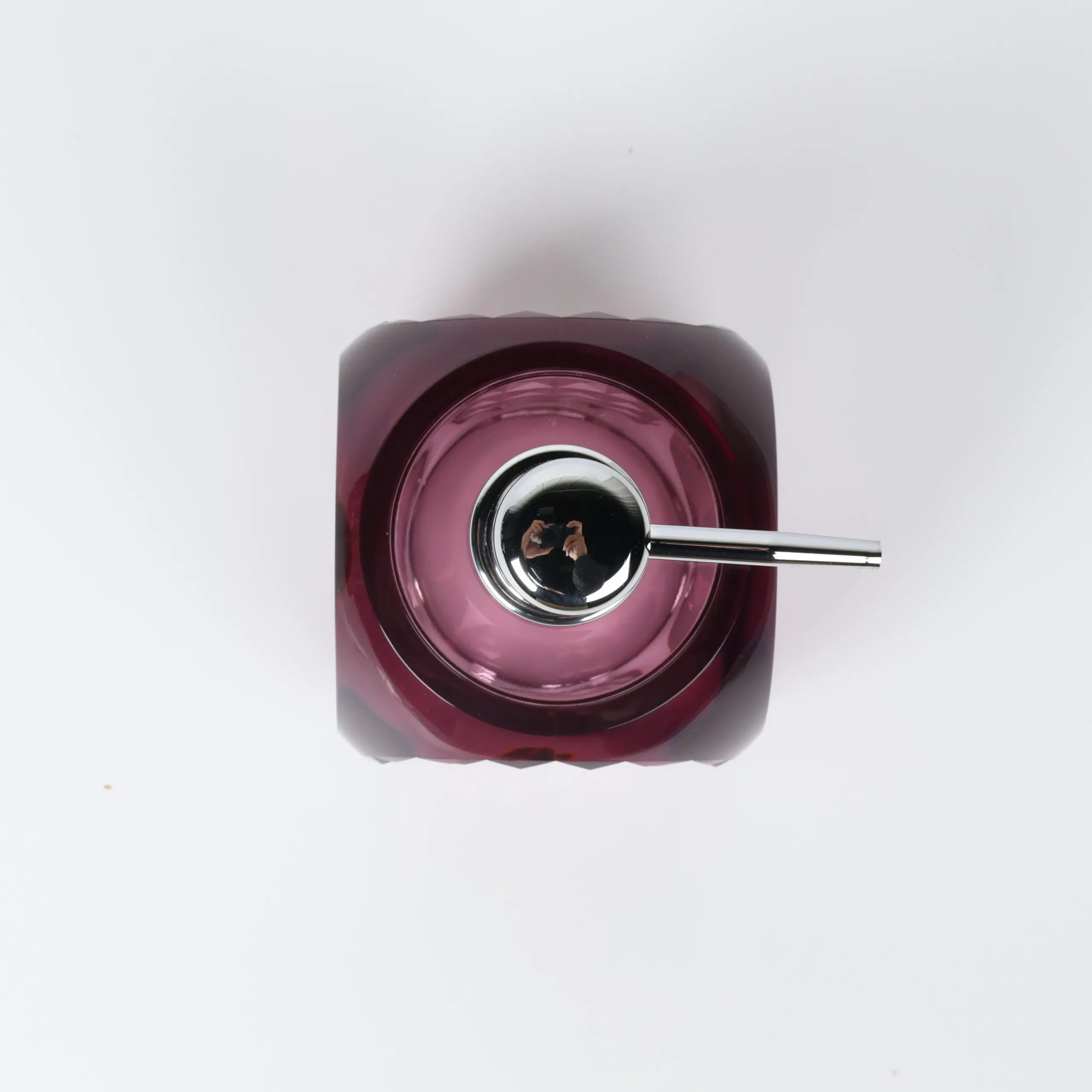 The Kookee Minimalist Amethyst Prism (Kookee Acrylic Purple Soap Dispenser 200ml)