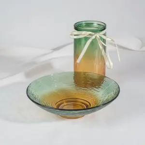Glass Fruit Vase