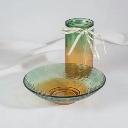 Glass Fruit Vase